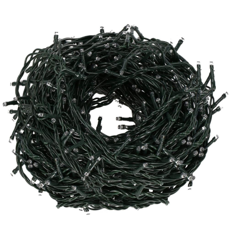 Instalatie lumini pentru bradul de Craciun, 61,5 metri, 1000 LED-uri, multicolor [7]