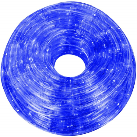 Instalatie tub furtun luminos pentru Craciun, 480 LED-uri, 20m, albastra [8]