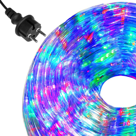 Instalatie tub furtun luminos pentru Craciun, 480 LED-uri, 20m, multicolor [3]