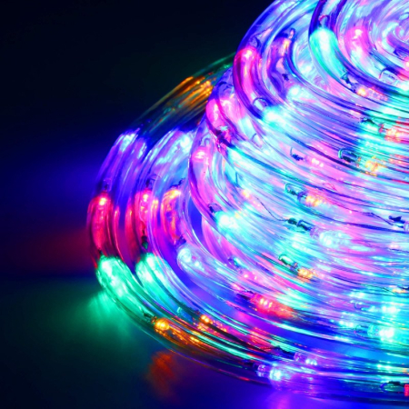 Instalatie tub furtun luminos pentru Craciun, 720 LED-uri, 30m, multicolor [6]