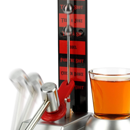 Joc de baut Hammershot cu Pahar Shot , 22 cm, Material Sticla, Plastic, Fier, Multicolor [2]