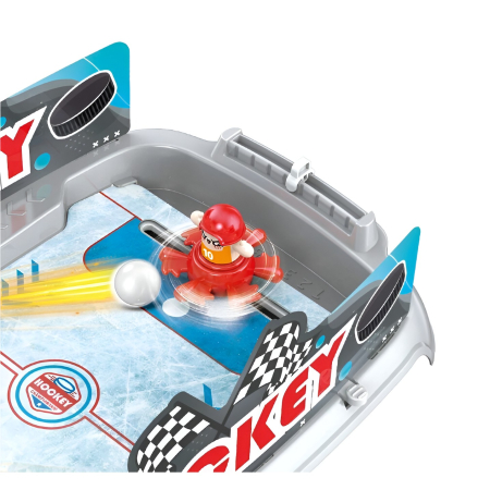 Joc de Masa Interactiv Ice Hockey pentru Copii, , 4 Mingi, Tabela Scor, 40.7x27x14.5 cm, Multicolor [5]