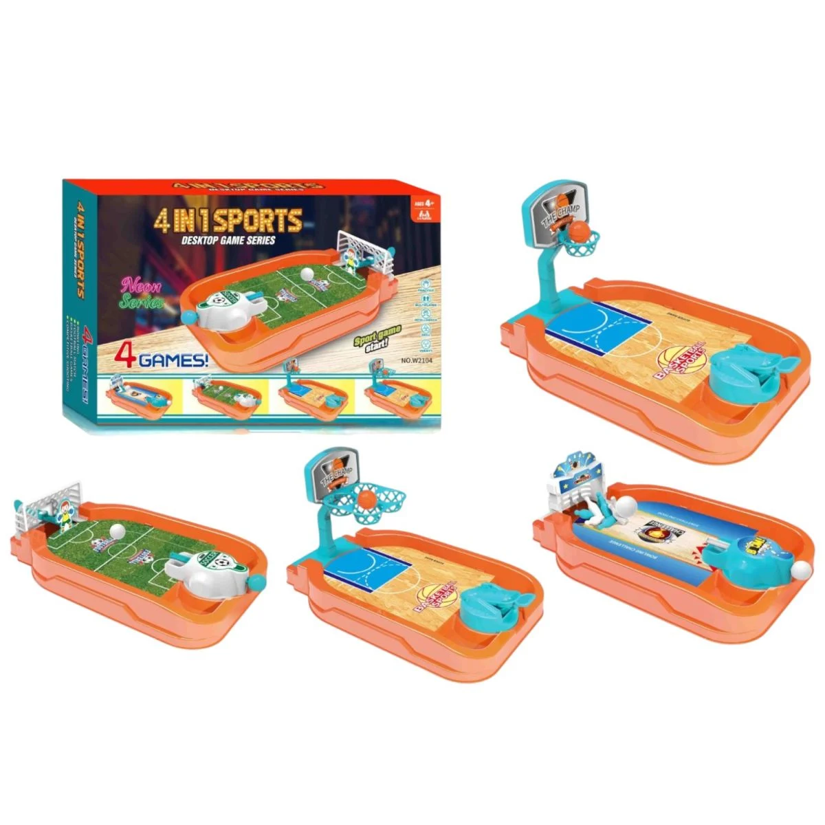 Joc de Masa Interactiv pentru Copii 4 in 1, Fotbal, Bowling si 2x Basket, 2-4 Jucatori, 4+ Ani, ORIGINAL DEALS [9]
