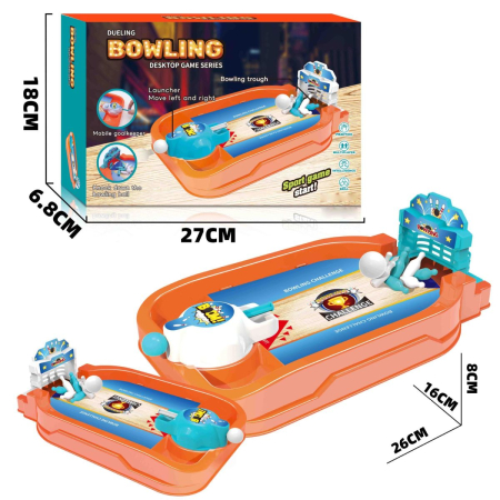 Jucarii, Rubik & Baloane - Joc de Masa Interactiv pentru Copii 4 in 1, Fotbal, Bowling si 2x Basket, 2-4 Jucatori, 4+ Ani, ORIGINAL DEALS