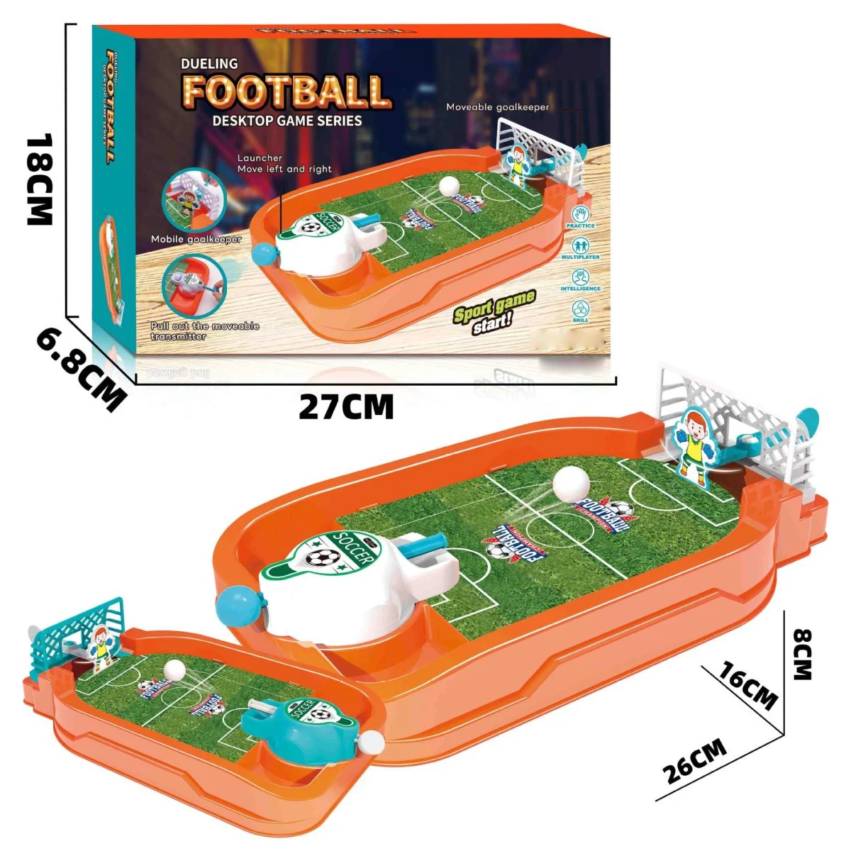 Joc de Masa Interactiv pentru Copii 4 in 1, Fotbal, Bowling si 2x Basket, 2-4 Jucatori, 4+ Ani, ORIGINAL DEALS [1]