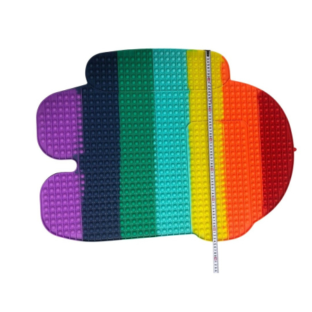 Jucarie antistres din silicon, ®, Pop It Now and Flip It, Among Us, 85 cm [2]