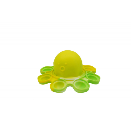 Jucarie antistres din silicon, Pop It Now and Flip It, Caracatita reversibila, 20x10 cm, Model 4, Multicolor [3]