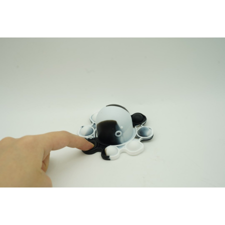 Jucarie antistres din silicon, ®, Pop It Now and Flip It, Caracatita reversibila, Multicolor, V8 [4]