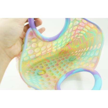 Jucarie Antistres din silicon , Pop It Now And Flip It, Geanta mare, 28 cm, Multicolor, V4 [4]