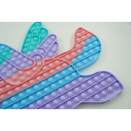 Jucarie antistres din silicon , Pop it Now and Flip It ,Unicorn cu aripi ,Curcubeu [2]