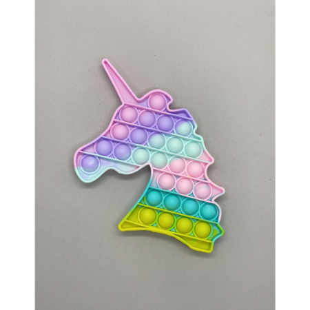 Jucarie antistres din silicon, Pop it Now and Flip It, Unicorn, Multicolor, Model 3 [5]