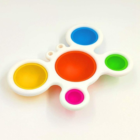 Jucarie Antistres - Fidget Toy, Simple Dimple, Crab, Multicolor [4]