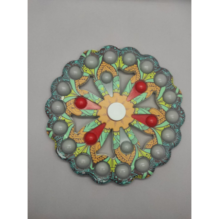 Jucarie Antistres, , Model Simple Dimple, Fidget Toy Spinner, cu 24 Buline, Multicolor [1]