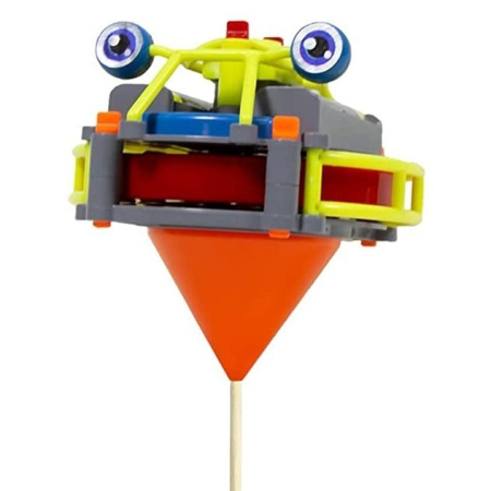 Jucarie circuit pentru copii, , Broscuta pe monociclu, Galben [3]