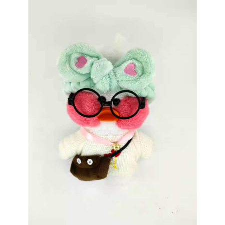 Jucarie De Plus Rata Lalafanfan - Obrajii Rosii, Haine Si Accesorii Random, Diverse culori [3]