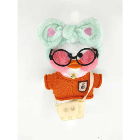 Jucarie De Plus Rata Lalafanfan - Obrajii Rosii, Haine Si Accesorii Random, Diverse culori [1]