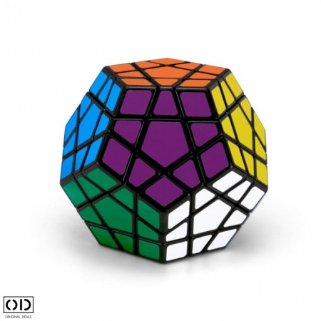 Jucarie Inteligenta Antistres, Dodecaedru Magic Rubik, 12 Fete multicolore, Pro Premium PVC, Original Deals [6]