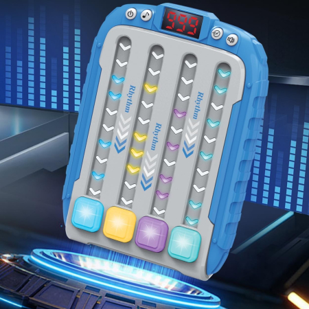 Jucarie Interactiva, , Joc Rhythm, +3 Ani, din ABS, 6 Niveluri, 15 x 3 x 11 cm, Functie Muzicala, Albastru [3]