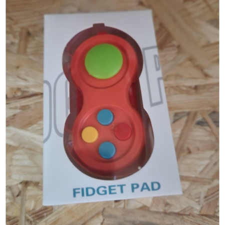 Jucarie Interactiva, , Model Fidget Pad, Antistres, +3 Ani, Functii Multiple, 5.5 x 3.5 x 11 cm, Roz [1]