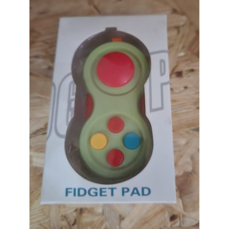 Jucarie Interactiva, , Model Fidget Pad, Antistres, +3 Ani, Functii Multiple, 5.5 x 3.5 x 11 cm, Verde [2]
