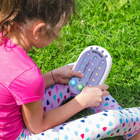 Jucarie Interactiva, , Tip Jocuri Ritmice, +3 Ani, din ABS, 8 Niveluri de Joc, 9.5 x 2.5 x 13.6 cm, Mov [3]