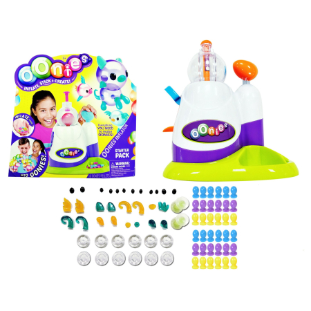 Jucarie magica Bobo Sticky Oonies pentru umflat baloane, 32 baloane si 42 de accesorii incluse, multicolor [1]