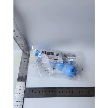 Jucarie mecanica pentru copii , omida haioasa, material ABS, cu cheita, distractiva, se taraste, se misca, 15 x 4 cm, albastru [5]