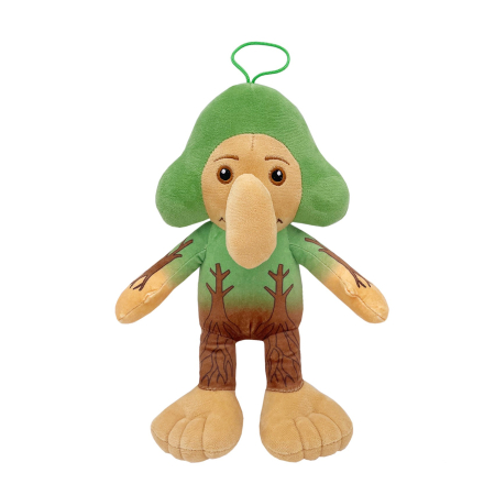 Jucarii de Plus Brainrot - Jucarie Moale de Plus Italian Brainrot, , cu Agatatoare, Model Omul Copac Brr Brr Patapim, Jucarie Moale pentru Copii, 28 x 22 cm, Verde