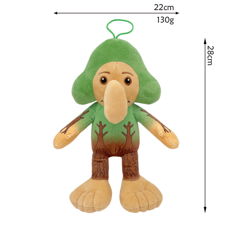 Jucarie Moale de Plus Italian Brainrot, , cu Agatatoare, Model Omul Copac Brr Brr Patapim, Jucarie Moale pentru Copii, 28 x 22 cm, Verde [1]
