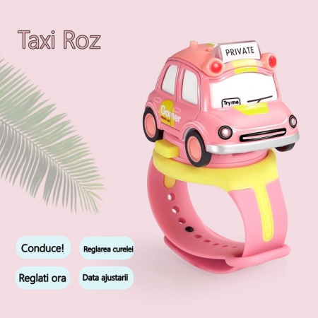 Jucarii Senzoriale, Fidget Toys - Jucarie pentru copii, , Masina-ceas, Galben