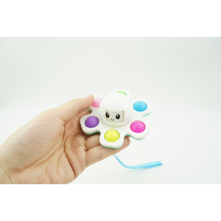 Jucarie Pop It, , Fidget Toy, antistres, senzoriala,Alb [1]