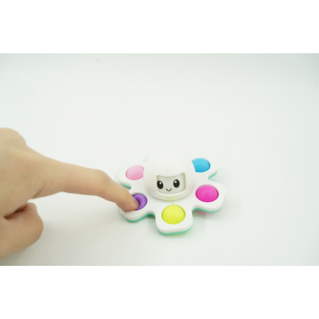 Jucarie Pop It, , Fidget Toy, antistres, senzoriala,Alb [2]