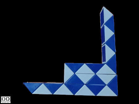 Rigla Rubik, Jucarie Inteligenta care Dezvolta Dexteritatea si Imaginatia Copiilor, 24 Piese, Verde, Original Deals [20]