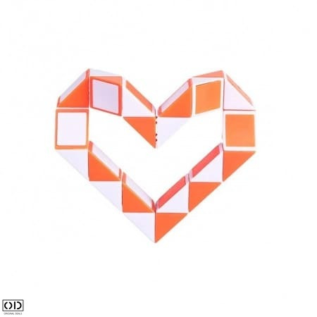 Rigla Rubik, Jucarie Inteligenta care Dezvolta Dexteritatea si Imaginatia Copiilor, 24 Piese, Verde, Original Deals [1]