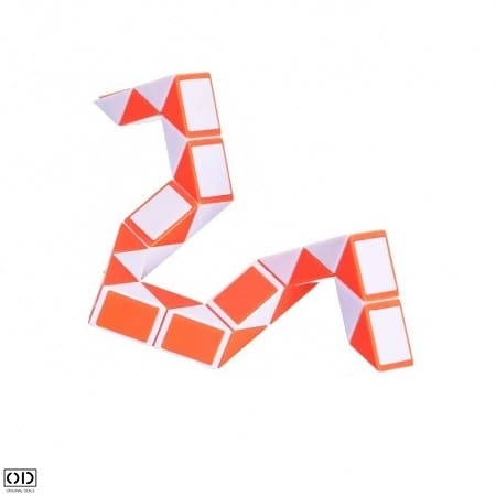 Rigla Rubik, Jucarie Inteligenta care Dezvolta Dexteritatea si Imaginatia Copiilor, 24 Piese, Verde, Original Deals [9]