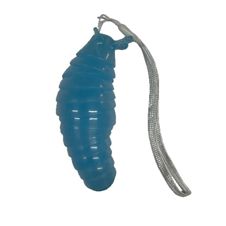 Jucarie Senzoriala Antistres, , Fidget Toys, Omida Tip Breloc, 11 cm, +3 Ani, Albastru Transparent [1]