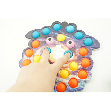 Jucarie senzoriala antistres, Simple Dimple, Oaie, Multicolor, V1 [5]