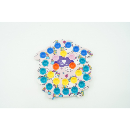 Jucarie senzoriala antistres, Simple Dimple, Oaie, Multicolor, V4 [1]