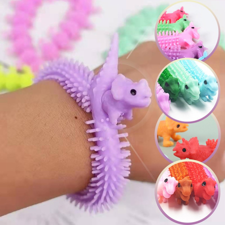 Jucarie senzoriala elastica , Fidget Noodle, Antistres, Culori Random [2]