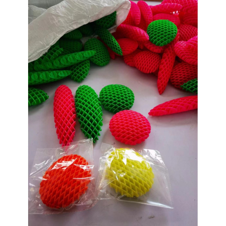 Jucarie Worm Fidget de Decompresie, , Anti Stres, Dimensiune Compacta 10 cm, Dimensiune Extinsa 24.5 cm, Verde [9]