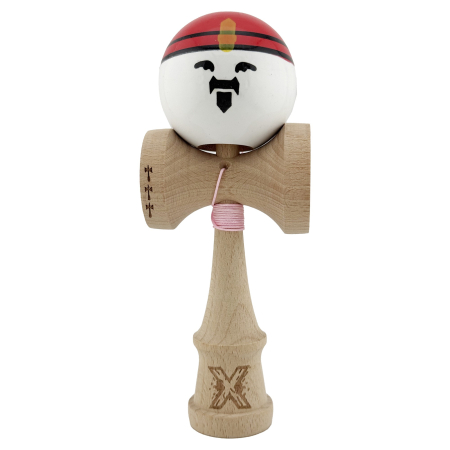 Kendama Super Sticky V2 Cupe Mari - Kendama X Originala, Profesionala, , Big Cups V2, Model Rege Super Sticky Legendary Cupe Mari, Rulment Metalic cu Ata 55 cm, Maner Maro