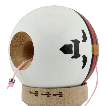 Kendama X Originala, Profesionala, , Big Cups V2, Model Rege Super Sticky Legendary Cupe Mari, Rulment Metalic cu Ata 55 cm, Maner Maro [4]