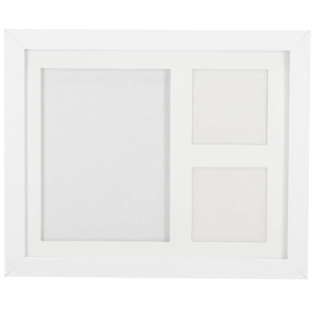 Kit amprenta mulaj manuta sau piciorus bebe si rama foto, 23x28cm, cu cutie de cadou, cadrul alb [8]