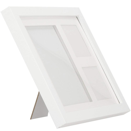 Kit amprenta mulaj manuta sau piciorus bebe si rama foto, 23x28cm, cu cutie de cadou, cadrul alb [12]