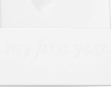 Kit amprenta mulaj manuta sau piciorus bebe si rama foto, 24x37cm, alb [13]