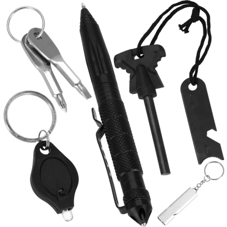 Kit de supravietuire turistic multifunctional camping, vanatoare, pescuit, 19 piese [22]