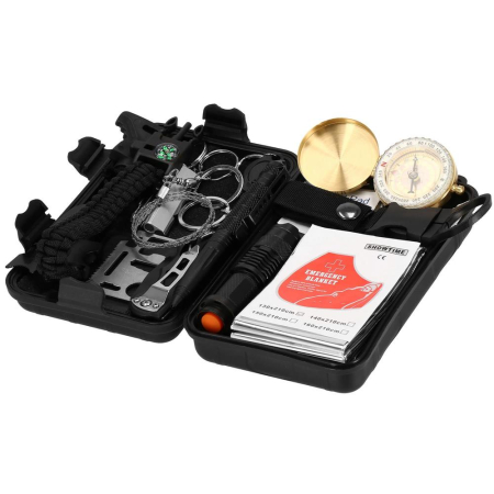 Kit de supravietuire turistic multifunctional camping, vanatoare, pescuit, 19 piese [23]