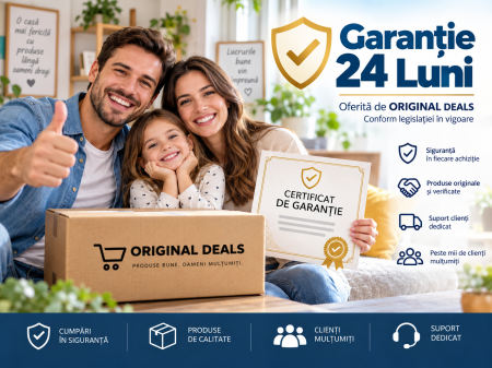 Garanție 24 luni și suport dedicat ORIGINAL DEALS Garanție 24 luni și suport clienți ORIGINAL DEALS