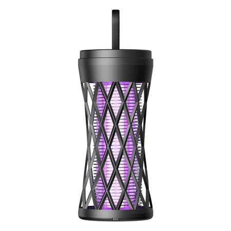 Lampi de veghe - Lampa Anti-Insecte, , Lumina UV, Electrica, Incarcare USB, 5V, 1A, Silentioasa, 12 x 6 m, Negru