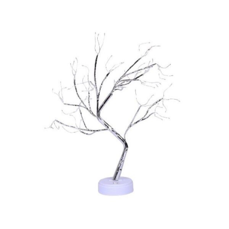 ✨TOATE PRODUSELE✨ - Lampa de veghe LED cu baterii si USB, , Model Copac din cupru, Multicolor